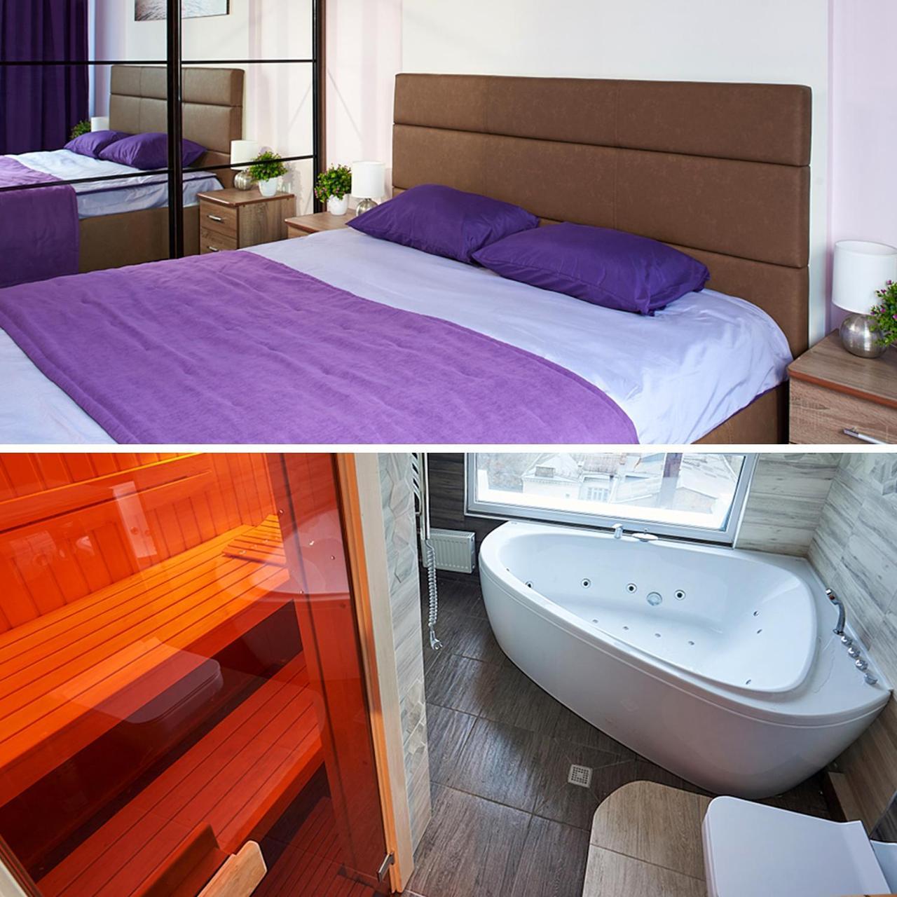 Sauna, Big Jacuzzi , Khreshchatyk Apartments เคียฟ ภายนอก รูปภาพ
